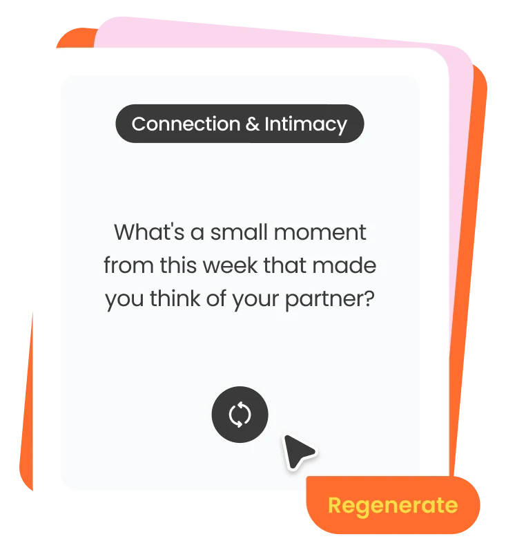 Icebreaker prompt card in the Familiar app